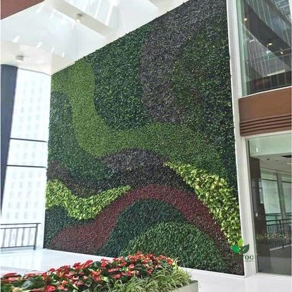 Singapore Mall Fake Plant Wall Project Singapore Mall Fake Plant Wall Project