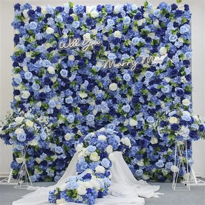 Utendørs blomstervegg